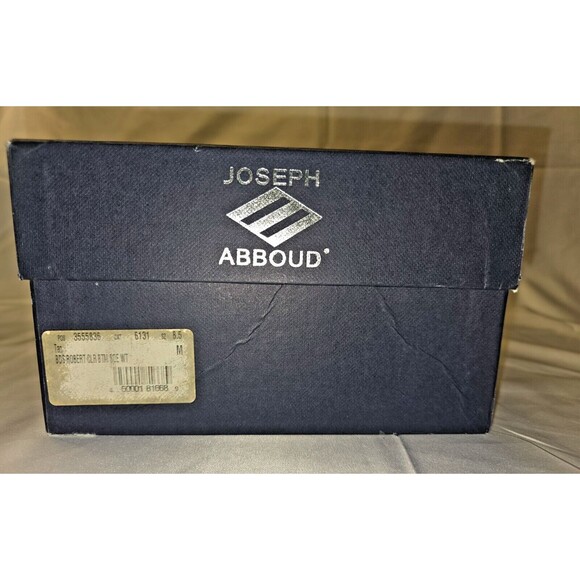 JOSEPH ABBOUD - BDS ROBERT - Mens USA 8.5 - Tan Suede Wing Tip Oxford Shoes - Picture 12 of 13